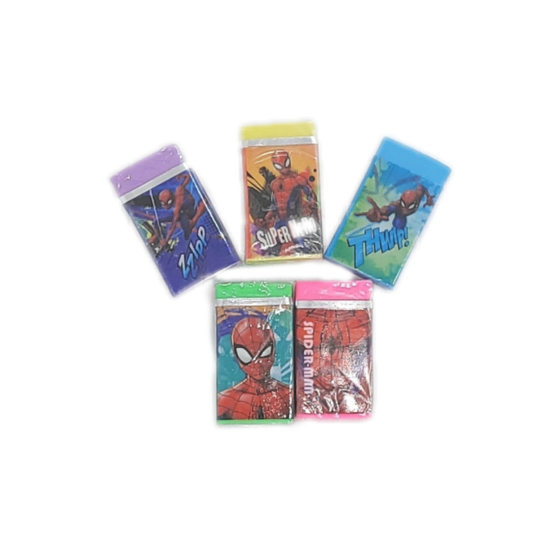 پاک کن مدل اسپایدرمن بسته 5 عددی