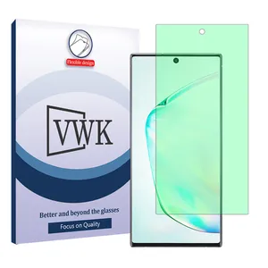 VWK Tough model Green light screen protector suitable for Samsung Galaxy Note10 Plus 5G mobile phone