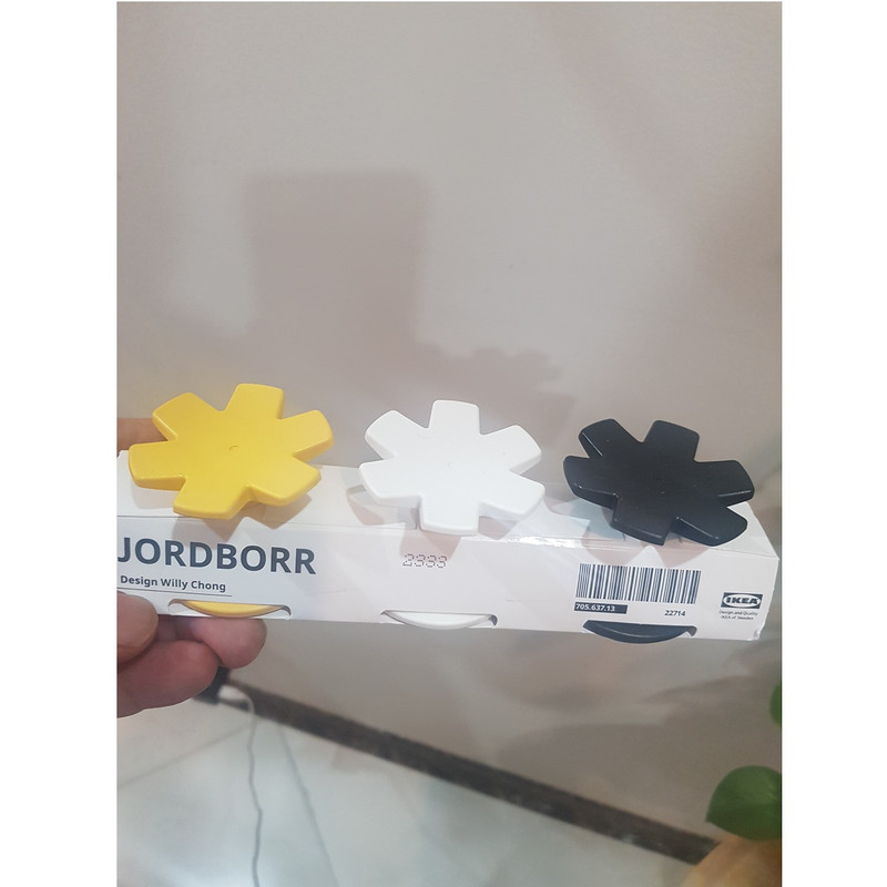 آویز لباس ایکیا مدل JORDBORR کد 63713 بسته 3 عددی