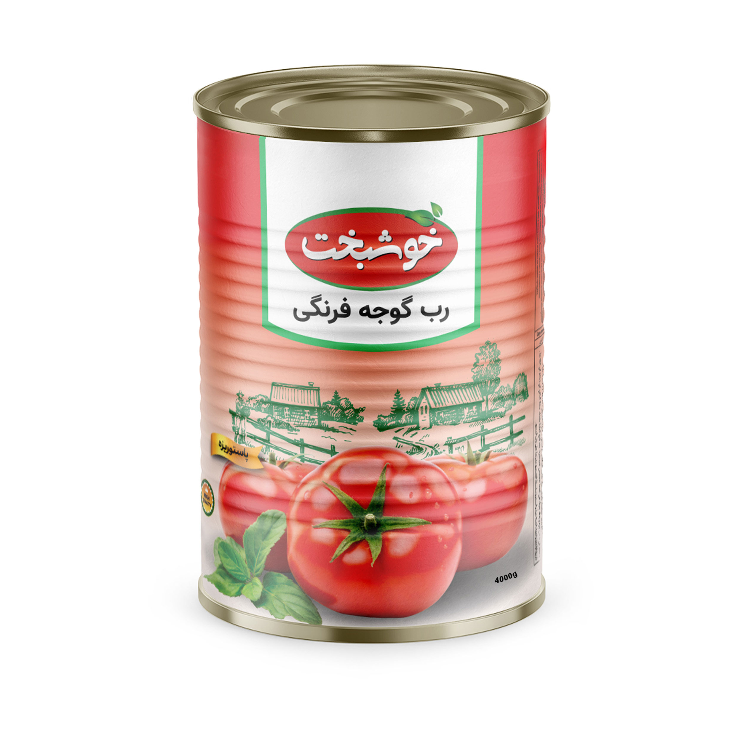 کنسرو رب گوجه فرنگی خوشبخت - 4000 گرم