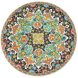 بشقاب میناکاری کدW280