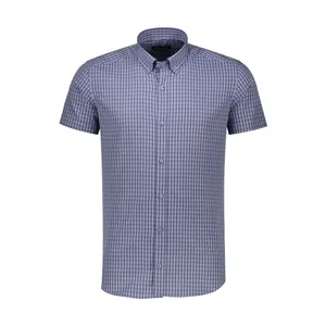 پیراهن آستین کوتاه مردانه کیکی رایکی مدل MBB20006-387