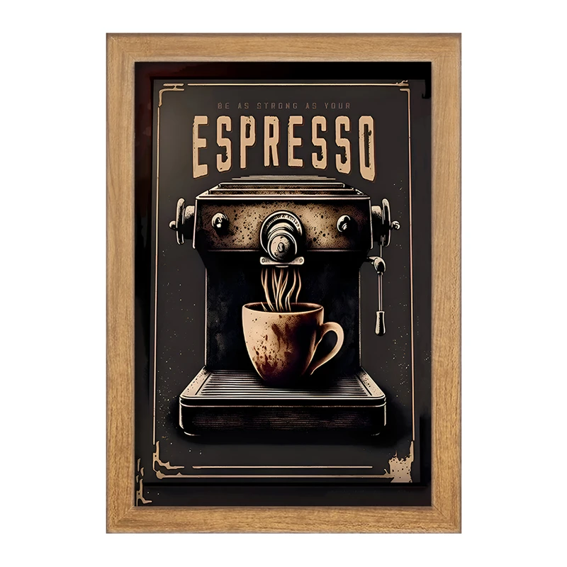 تابلو خندالو مدل قهوه (Coffee) کد F10398