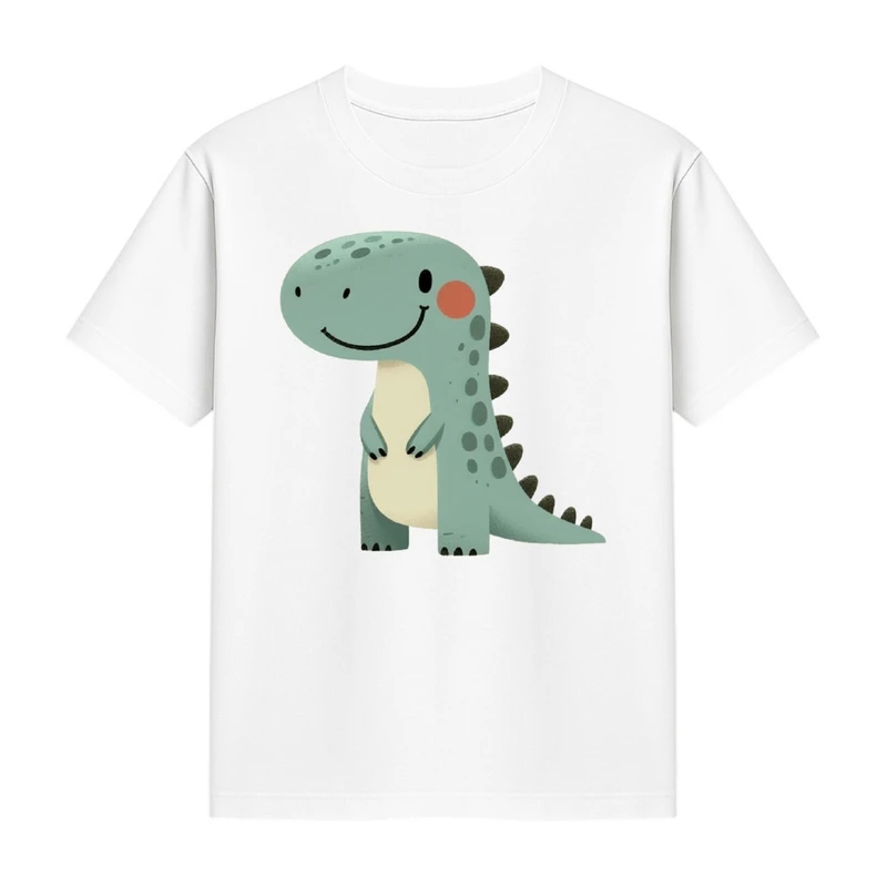 تی‌شرت آستین کوتاه دخترانه مدل دایناسور کد p1 