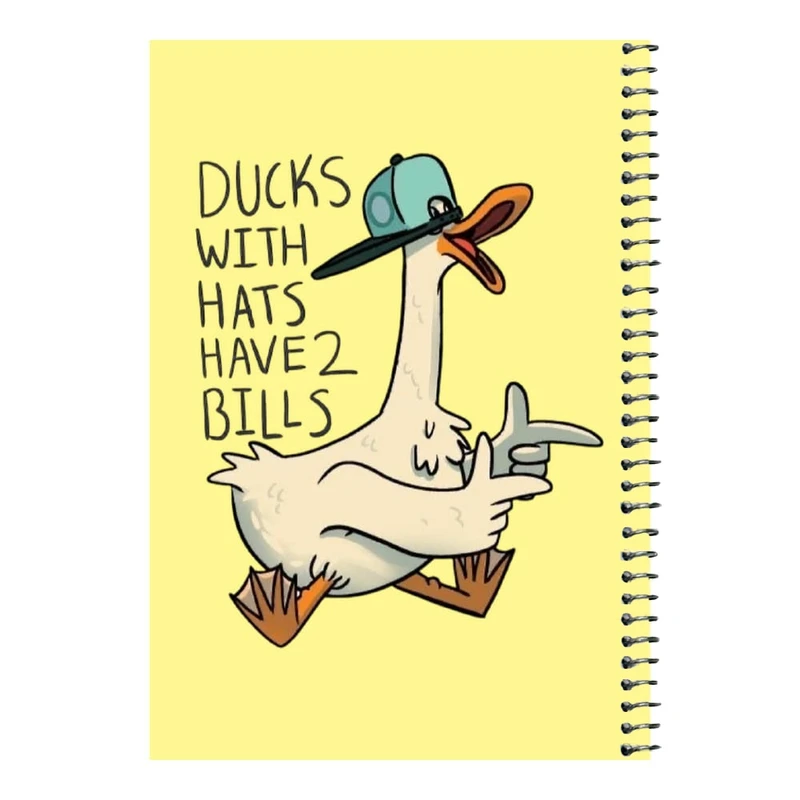 دفتر مشق 80 برگ اس جی مدل اردک کلاهدار    