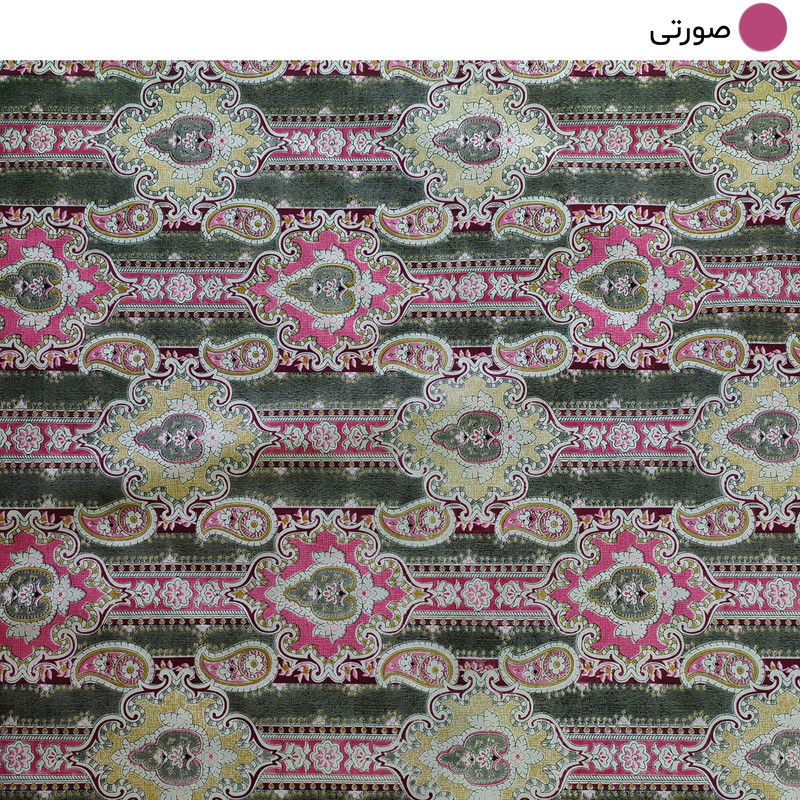 لحاف کرسی سندس مدل ترمه کد F805 سایز 350x350 سانتی متر