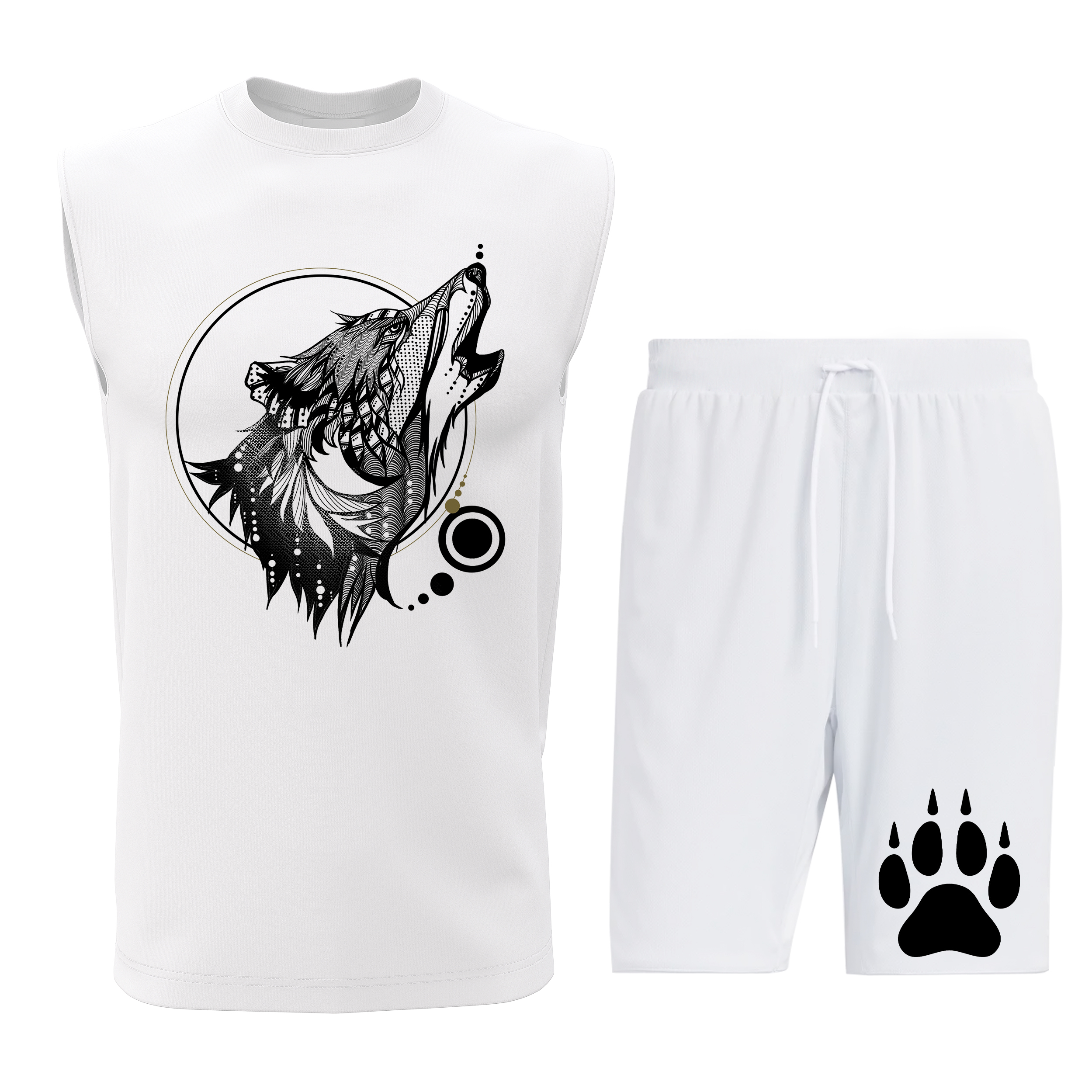 ست تاپ و شلوارک مردانه مدل W013W