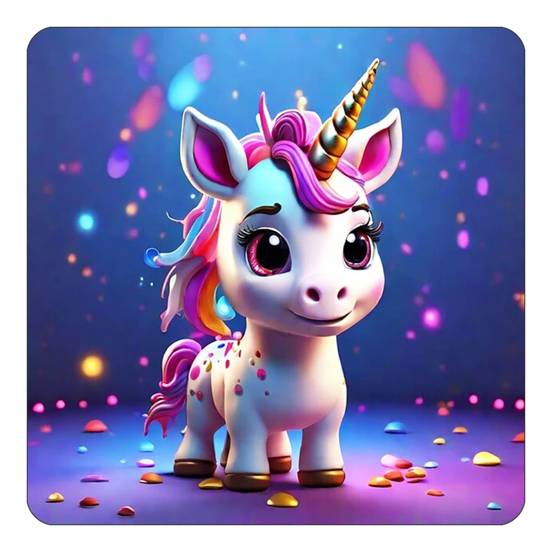 مگنت کاکتی طرح اسب تک شاخ و یونیکورن مدل mp30854