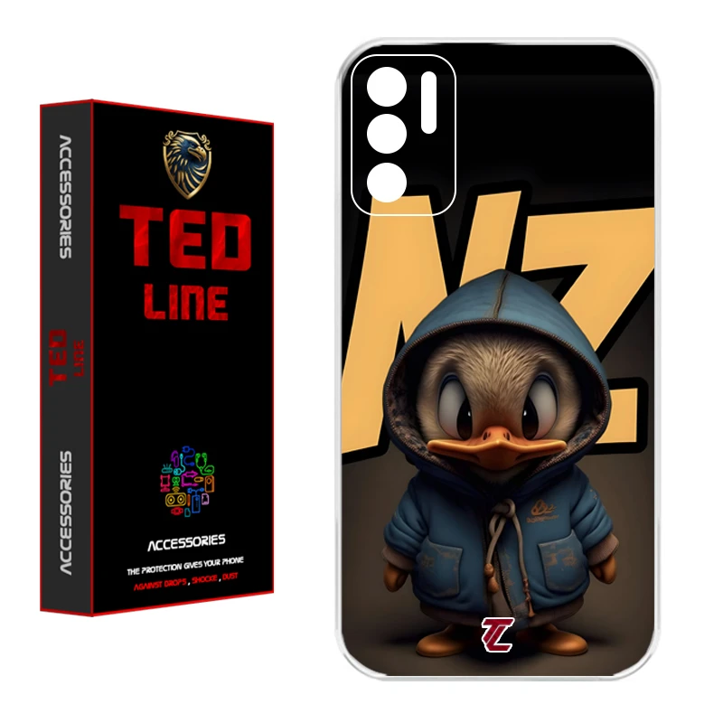 کاور تد لاین طرح اردک کد 1120 مناسب برای گوشی موبایل شیائومی Poco M3 Pro / Redmi Note 10 5G