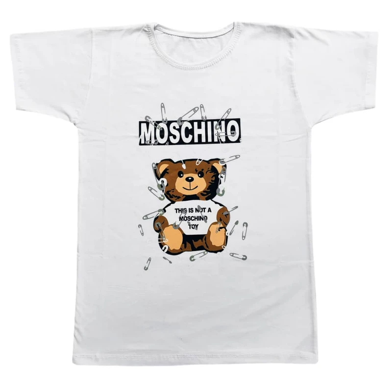 تی شرت آستین کوتاه زنانه مدل سنجاق کد C