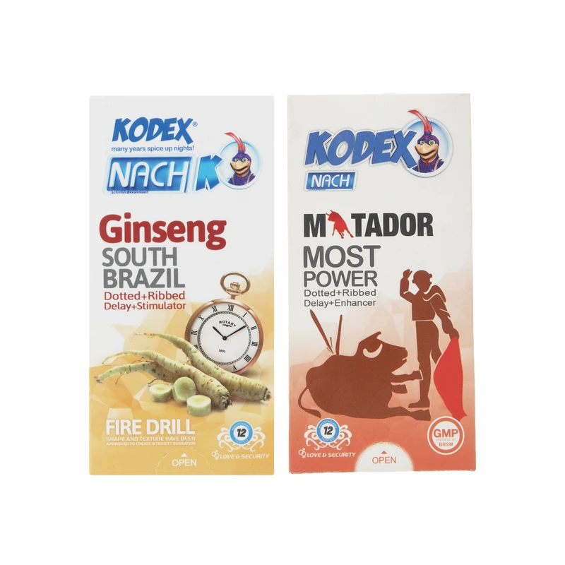 کاندوم ناچ کدکس مدل Ginseng/Matador مجموعه 2 عددی