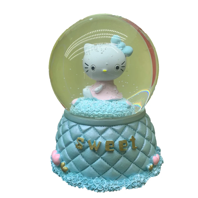 گوی موزیکال مدل چراغدار طرح پمپی کیتی