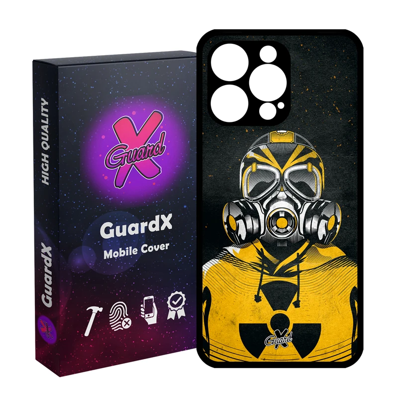 کاور گارد ایکس طرح Mask مدل قاب Glass10164 مناسب برای گوشی موبایل اپل iPhone 15 Pro Max