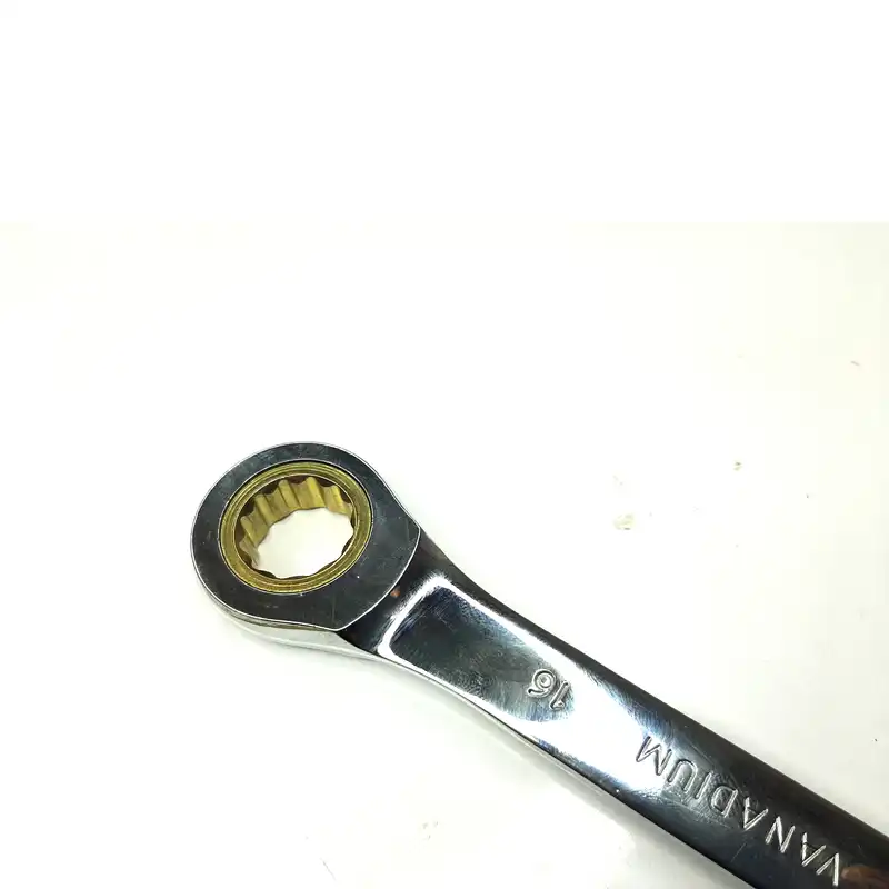 آچار یکسر تخت و یکسر رینگی جغجغه ای مدل CR-V16 سایز 16 میلی متر