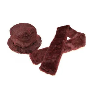 ست کلاه و شال گردن مدل باکت 