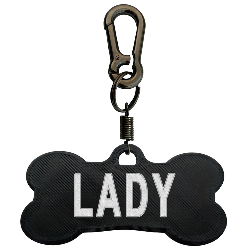 پلاک شناسایی سگ مدل Lady