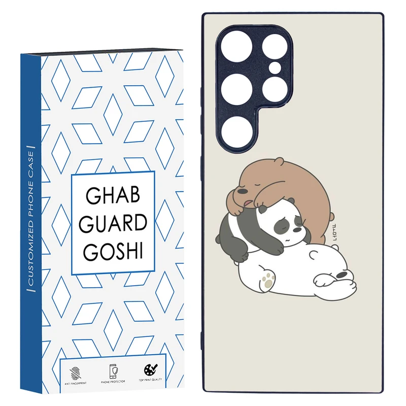 کاور قاب گارد گوشی طرح سه خرس کله پوک کد TPU-274 مناسب برای گوشی موبایل سامسونگ Galaxy S24 ULTRA