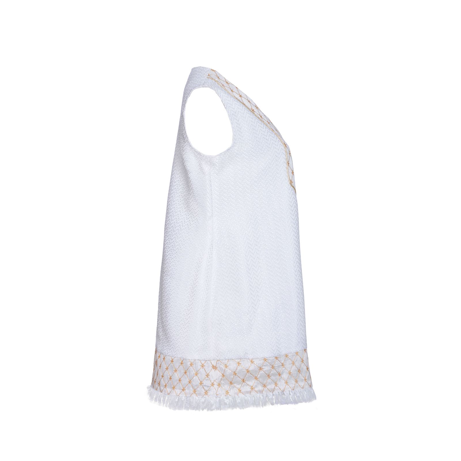 پیراهن زنانه کلوتو مدل MSC 138 - WHT -  - 3