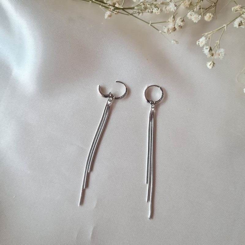 گوشواره زنانه ژوپینگ مدل ریش ریشی