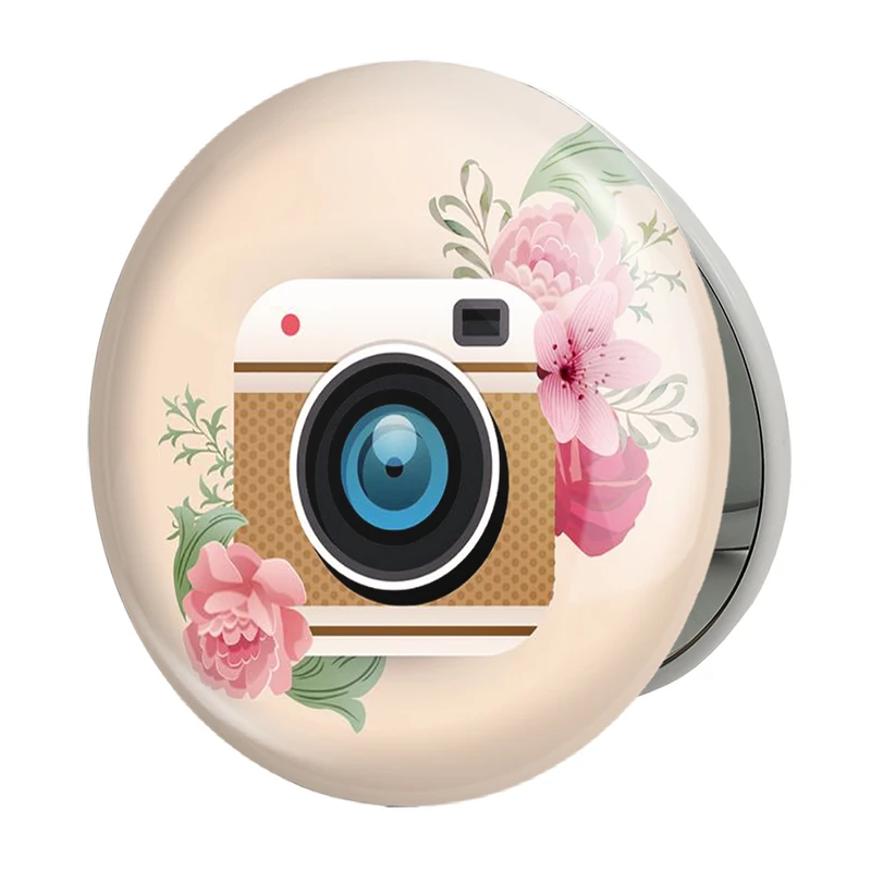 آینه جیبی خندالو طرح دوربین مدل تاشو کد 1773 