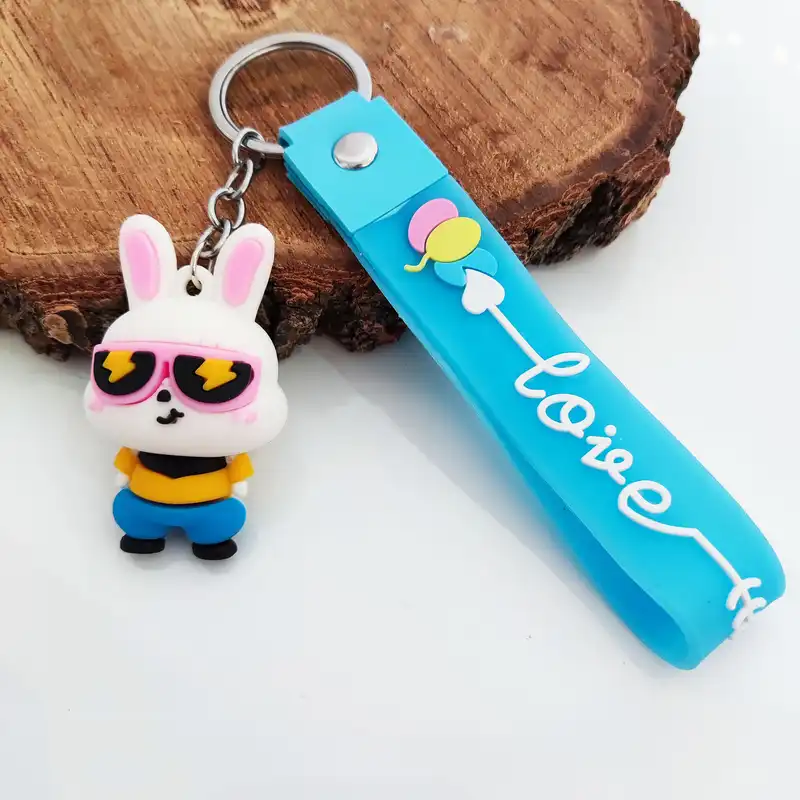 جاکلیدی مدل سیلیکونی طرح خرگوش عینکی کد DB20