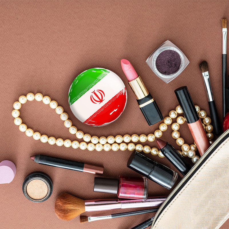 آینه جیبی خندالو مدل پرچم ایران کد 23938