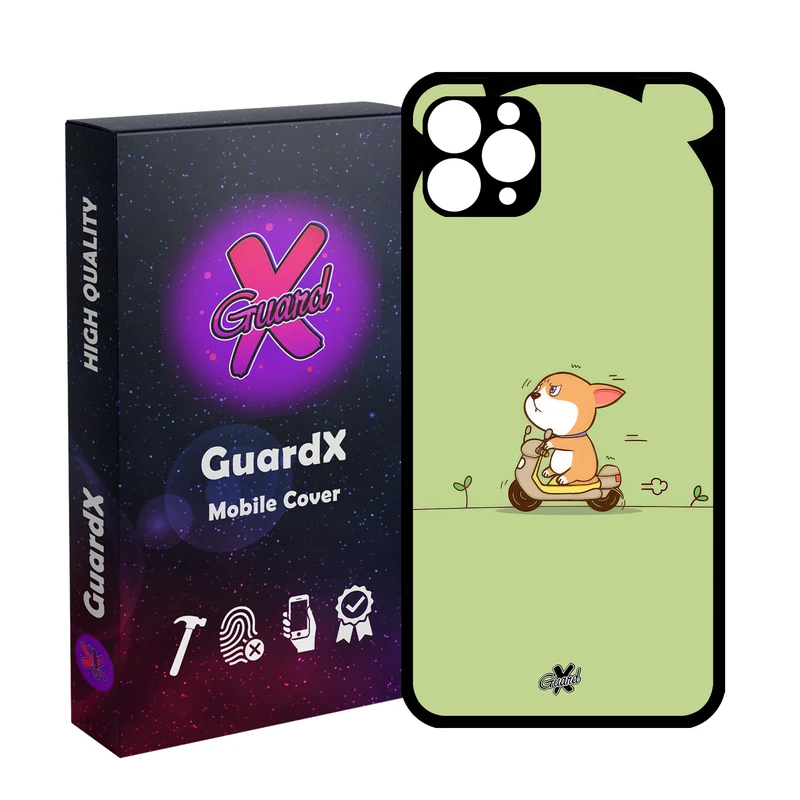کاور گارد ایکس طرح سگ مدل Glass10660 مناسب برای گوشی موبایل اپل iPhone 11 Pro Max