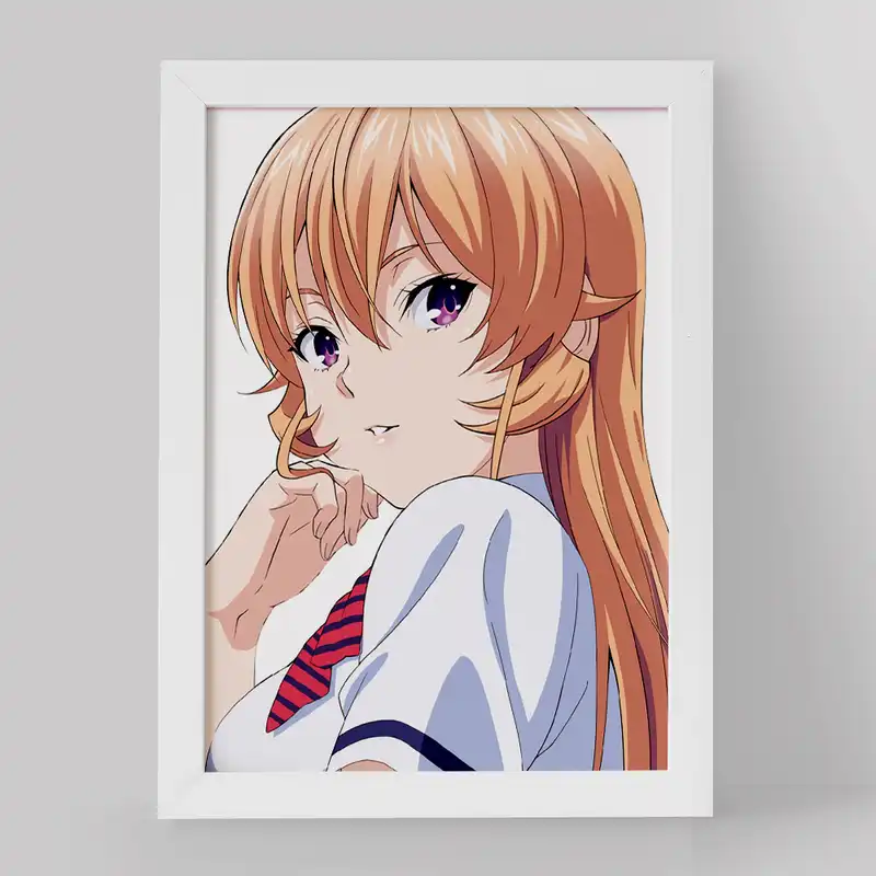 تابلو خندالو مدل ارینا انیمه جنگ غذاها کد 17043