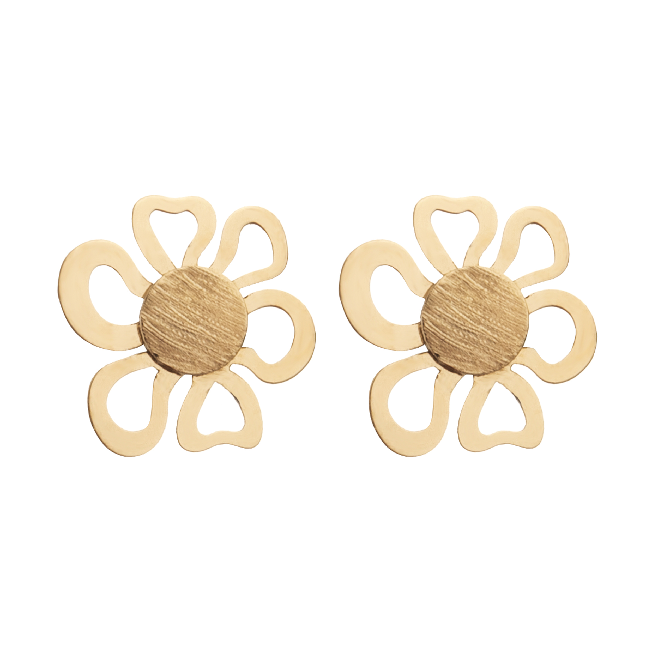 گوشواره طلا 18 عیار زنانه مدیسا مدل E8010