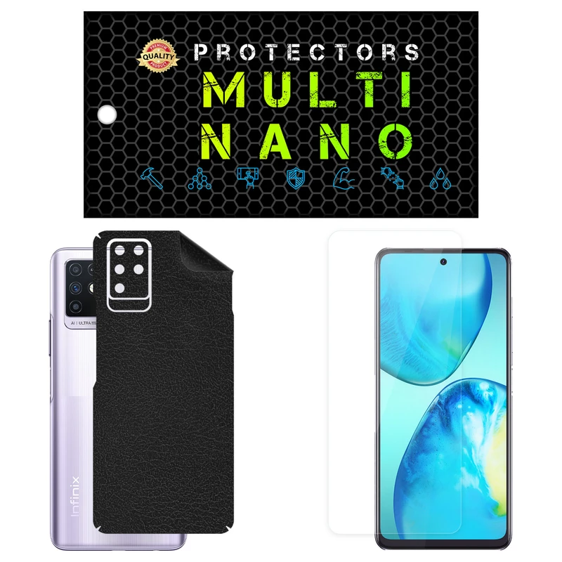 محافظ صفحه نمایش مولتی نانو مدل X-SFL مناسب برای گوشی موبایل اینفینیکس Note 10 به همراه برچسب پوششی