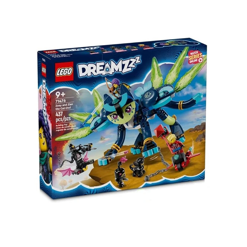 لگو 437 تکه سری DREAMZzz مدل Zoey and Zian the Cat-Owl کد 71476