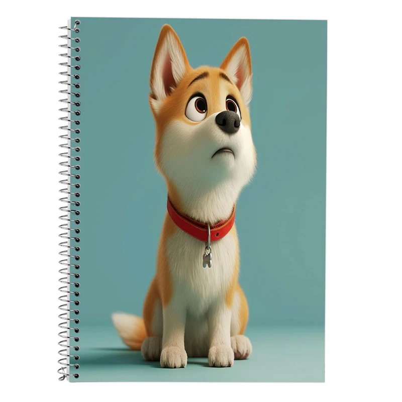 دفتر لغت 50 برگ مدوپد طرح سگ و گربه کد DF17295