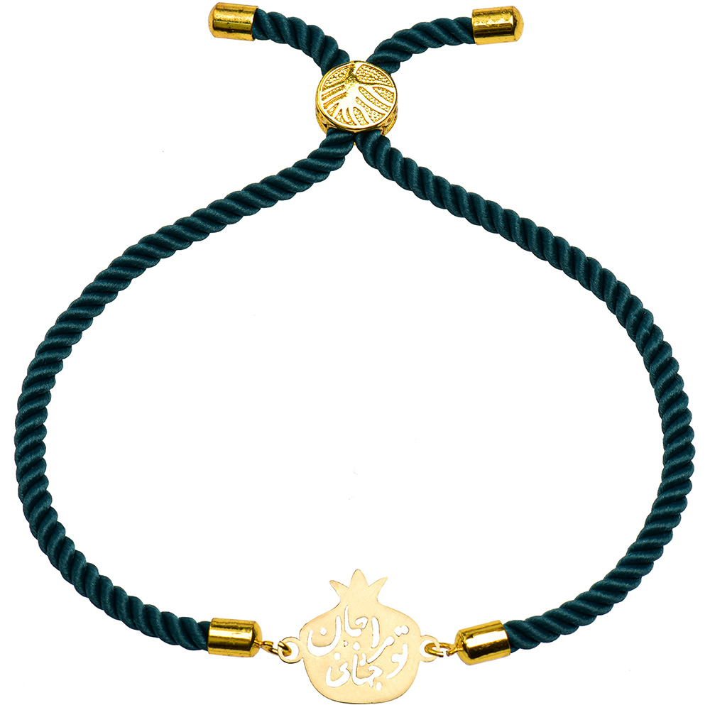 دستبند طلا 18 عیار زنانه کرابو طرح انار مدل Kr1684