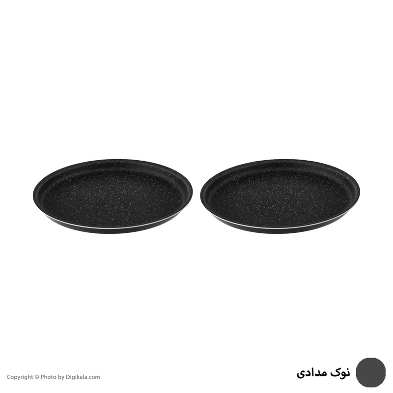 ظرف پخت پیتزا زرساب مدل MG-726GT بسته 2 عددی