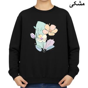 سویشرت زنانه مدل گل مینیمال