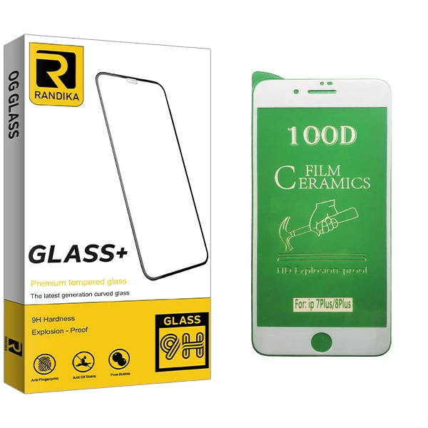 محافظ صفحه نمایش سرامیکی راندیکا مدل GLD مناسب برای گوشی موبایل اپل iPhone 8 Plus