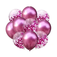 بادکنک پارتی لند تهران مدل کروم پولکی کد 9000&nbsp;بسته 10 عددی