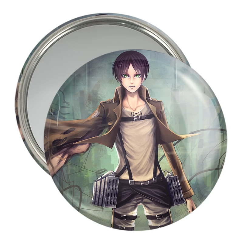 آینه جیبی خندالو مدل ارن یگر انیمه اتک آن تایتان Attack on Titan  کد 18537
