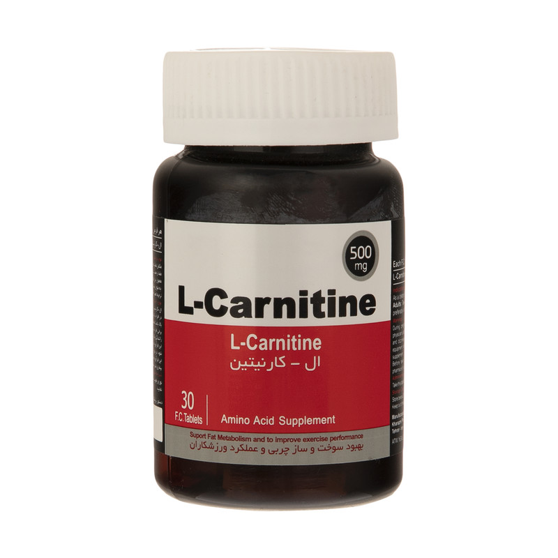 قرص ال- کارنیتین داروسازی خوارزمی بسته 30 عددی قرص ال- کارنیتین داروسازی خوارزمی بسته 30 عددی