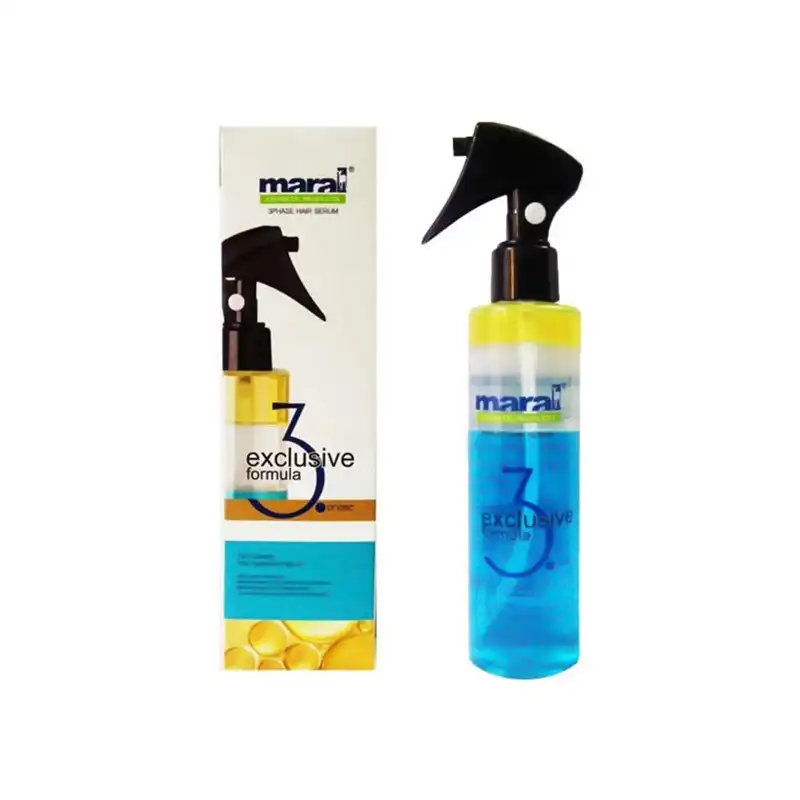 سرم مو سه فاز مارال مدل 3 Exclusive  حجم 200 میلی لیتر مجموعه 2 عددی