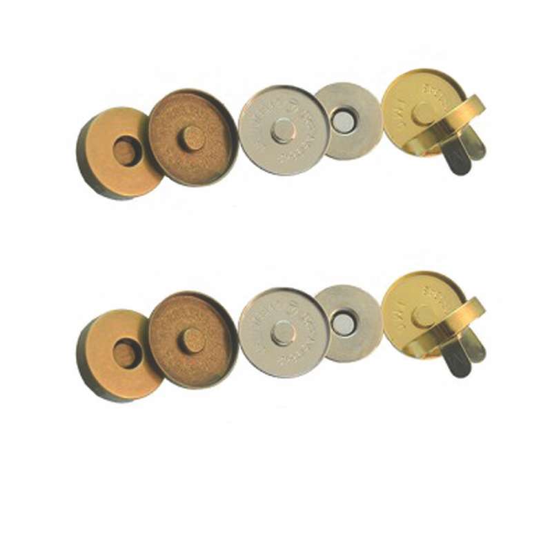 دکمه چرم دوزی مدل آهنربایی کد AHa6NOGO مجموعه 6 عددی