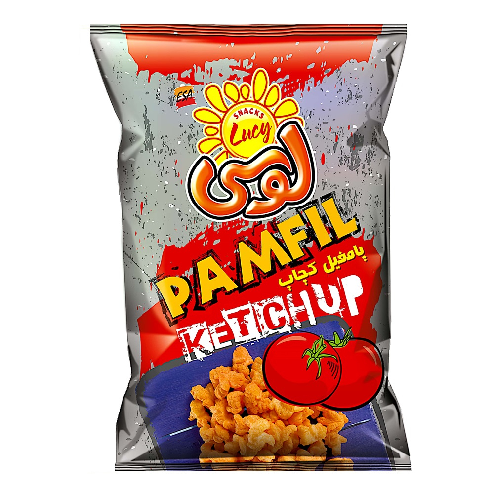 اسنک پامفیل کچاپ لوسی - 16 گرم بسته 30 عددی