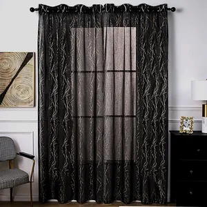 پرده تیکو دکو مدل تور فول امبرویدری کد 955 سایز 280*300 سانتیمتر