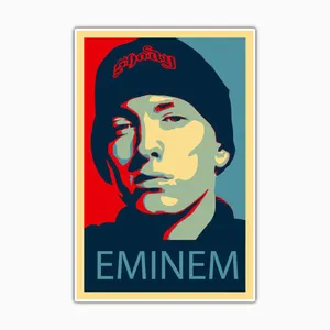 استیکر لپ تاپ و موبایل بووم طرح رپر معروف مدل Eminem کد TA32