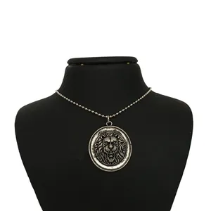 گردنبند مردانه طرح شیر کد g136