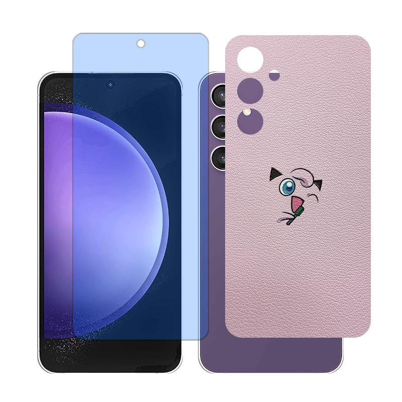 محافظ صفحه نمایش آنتی بلو گلس مدل together مناسب برای گوشی موبایل سامسونگ Galaxy S23 FE به همراه برچسب پوششی