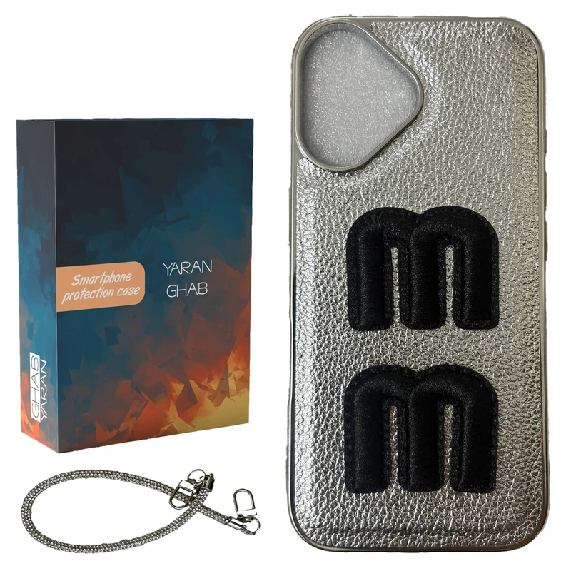 کاور قاب یاران مدل Miu Miu مناسب برای گوشی موبایل اپل iPhone 16 به همراه بند