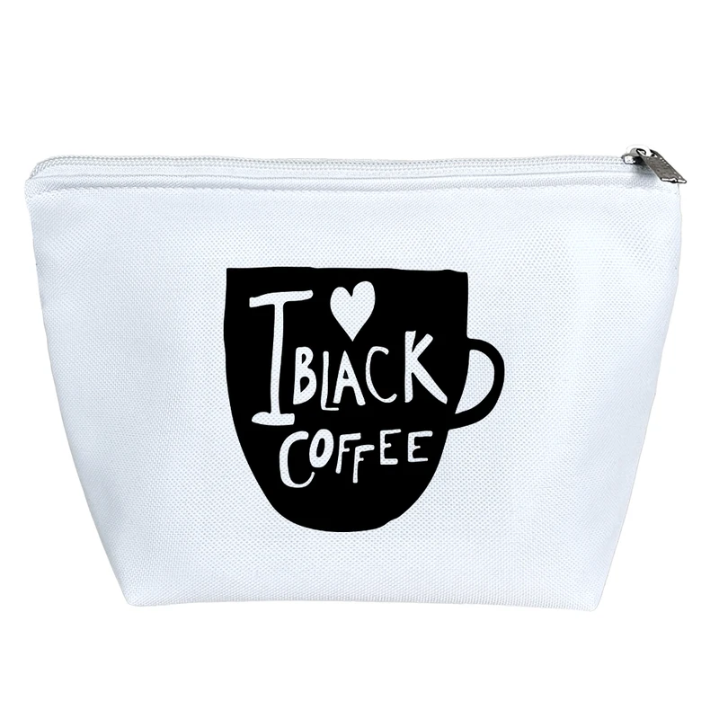 کیف لوازم آرایش دخترانه خندالو مدل قهوه سیاه کد 10472