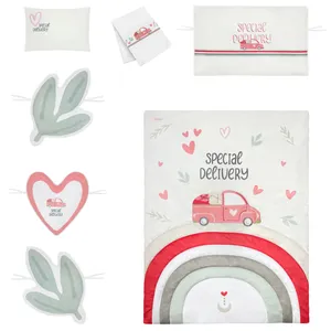 سرویس روتختی ۷ تکه کودک پینک بلو  طرح دلیوری