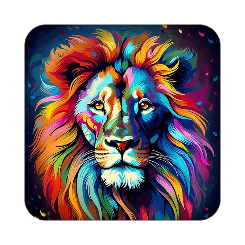 زیر لیوانی کاکتی طرح شیر مدل mp22960